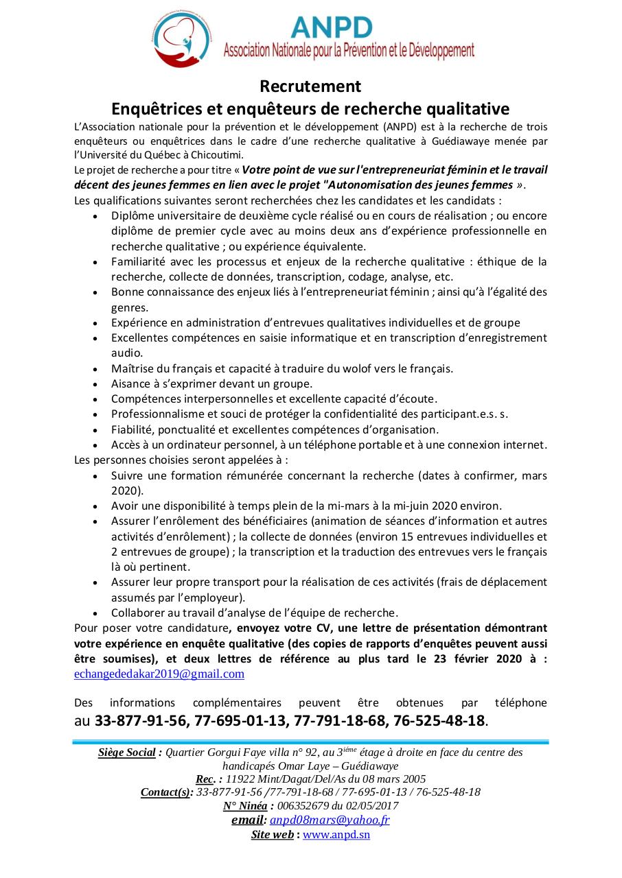 Aperçu du document Recrutement_Enqueteur.pdf - page 1/1